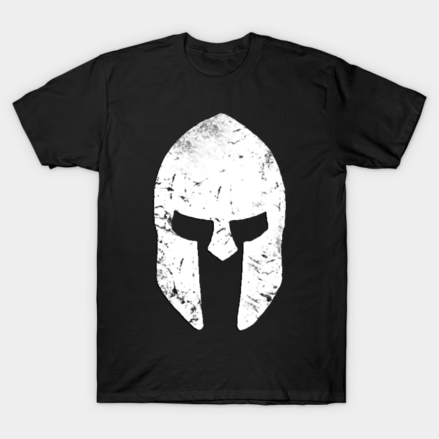 Spartan Helmet T-Shirt by Scar